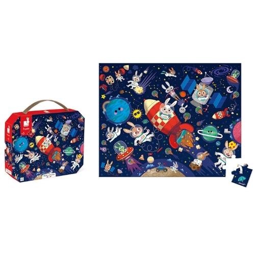 Janod legpuzzel in luxe doos - raket | puzzel-4