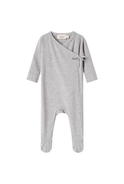 MarMar Copenhagen premature rubetta light grey melange | romper
