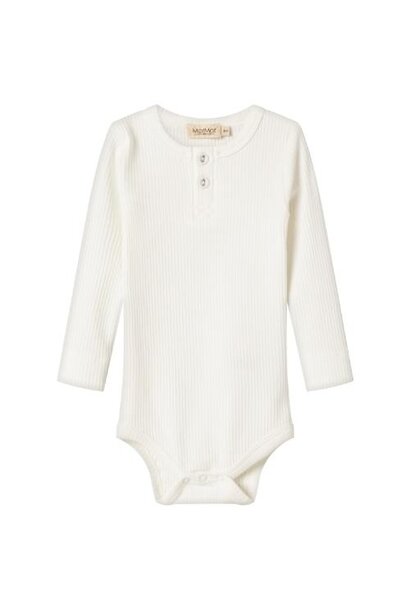 MarMar Copenhagen body ls gentle white | romper