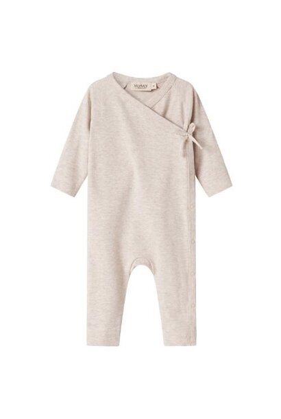 MarMar Copenhagen premature rula light beige melange | romper
