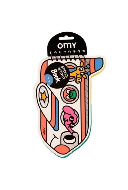 Omy sticker activity notebook - vroom | sticker- en activiteiten boekje