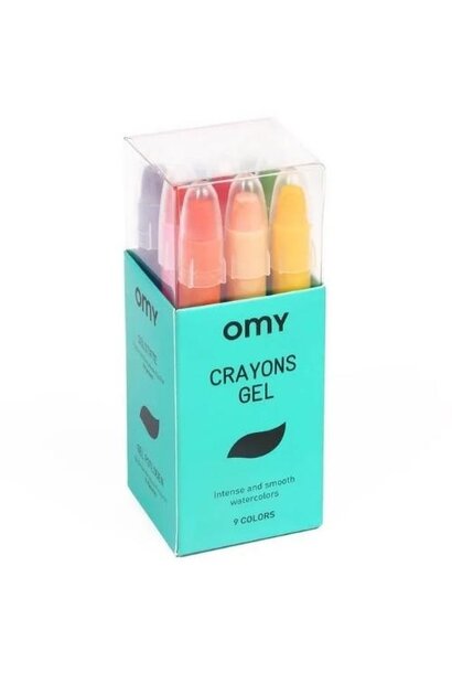 Omy 9 crayons gel | kleurkrijtjes
