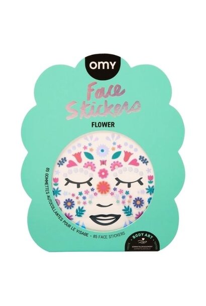 Omy face stickers - flower | gezichts stickers