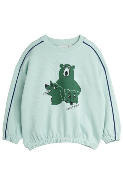 Mini Rodini camp rodini sp sweatshirt blue | trui