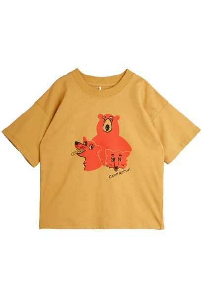 Mini Rodini camp rodini sp ss tee beige | t-shirt