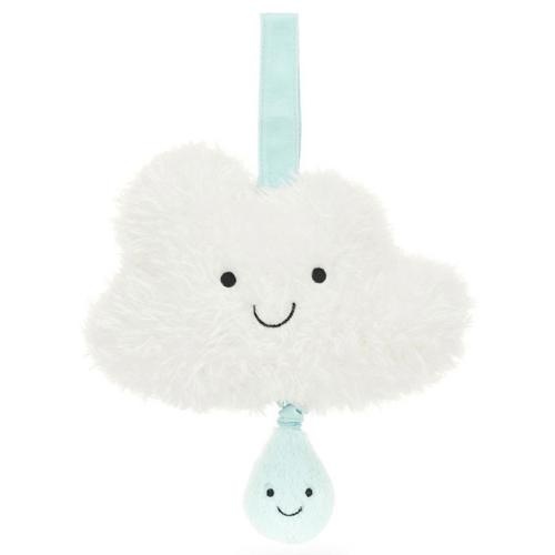 Jellycat amuseables cloud musical pull | muziek mobiel-1