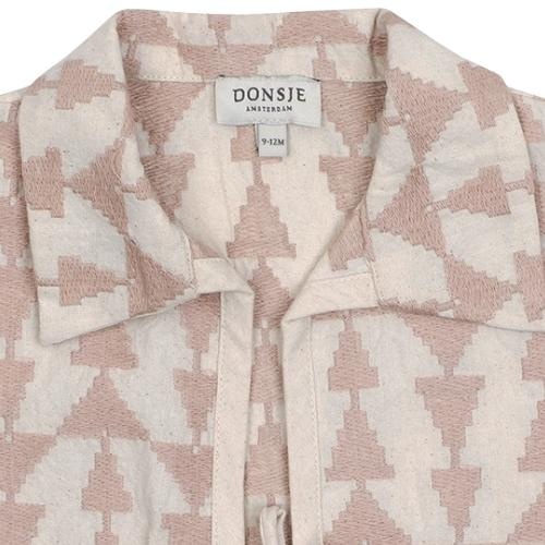 Donsje neeltje gilet soft sand - rose triangular | vest-3