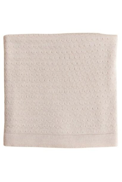 Hvid blanket frankie cream | dekentje