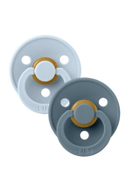 Bibs speen anatomical 2-pack baby blue petrol size 2 | fopspeen