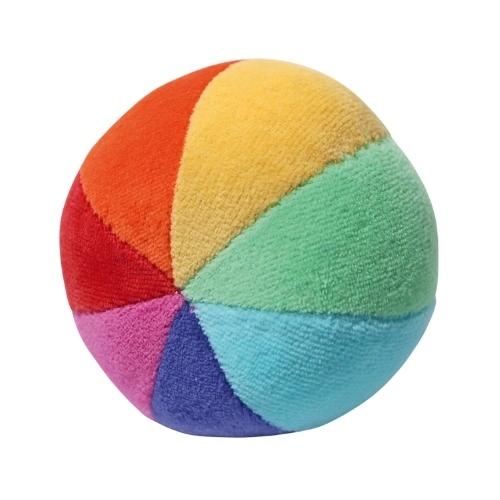 Grimm's rammelaar stoffen regenboog bal | speelgoed-1