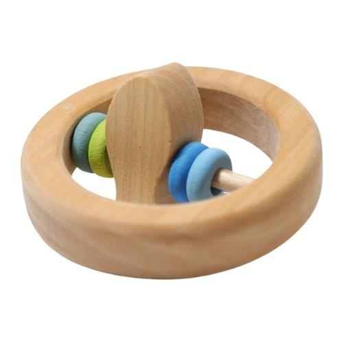 Grimm's houten rammelaar vis zeppo | speelgoed-3