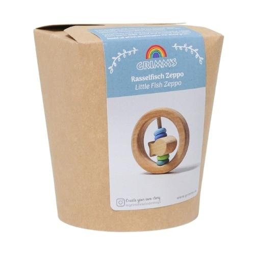 Grimm's houten rammelaar vis zeppo | speelgoed-4