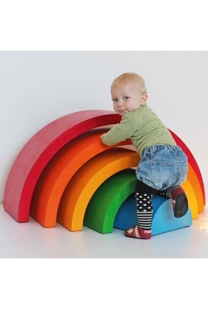 Grimm's houten regenboog giant | speelgoed