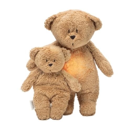 Moonie sensory little teddy cappuccino | knuffelbeer-3