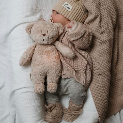 Moonie humming bear bunny sensorische knuffels