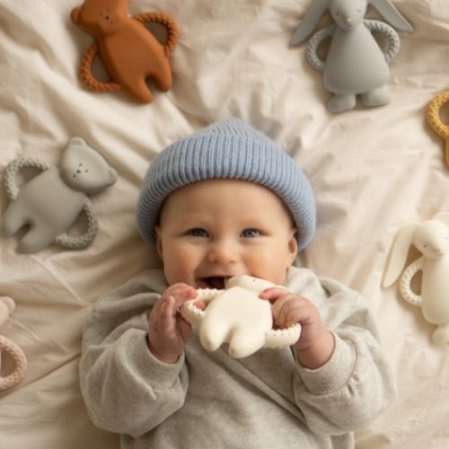 Moonie teether bijtspeeltjes