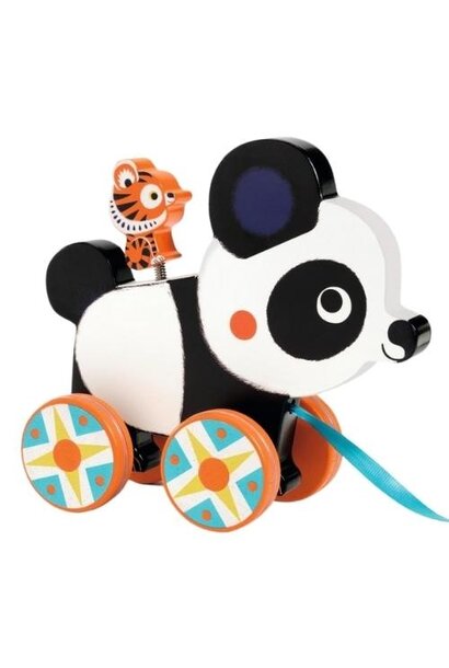 Djeco trekdier 'billie' panda | speelgoed