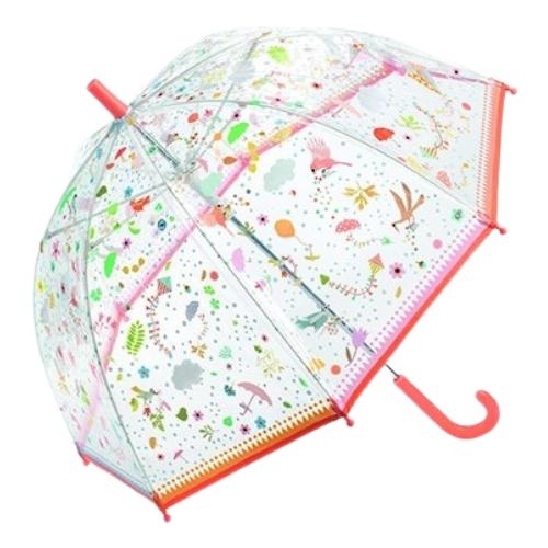 Djeco umbrella small lightnesses - paraplu met vliegers en versieringen | kinderparaplu-1