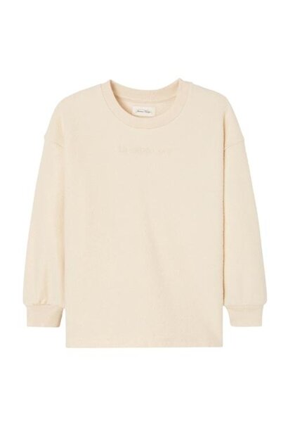 American Vintage bobypark kids sweatshirt ecru | trui