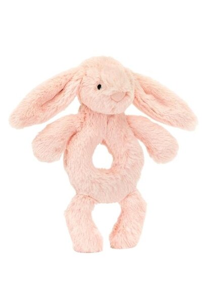 Jellycat bashful blush bunny ring rattle | knuffel rammelaar