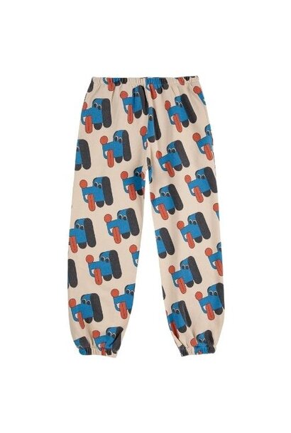 Bobo Choses doggy mate all over joggings offwhite | broek