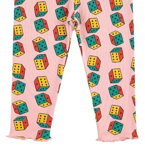 Bobo Choses baby dices all over leggings pink | broek-3