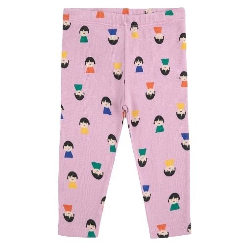 Bobo Choses baby game pawns all over leggings lavender | broek-1