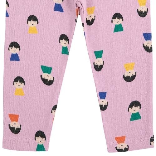 Bobo Choses baby game pawns all over leggings lavender | broek-3