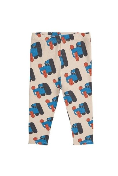 Bobo Choses baby doggy mate all over leggings offwhite | broek