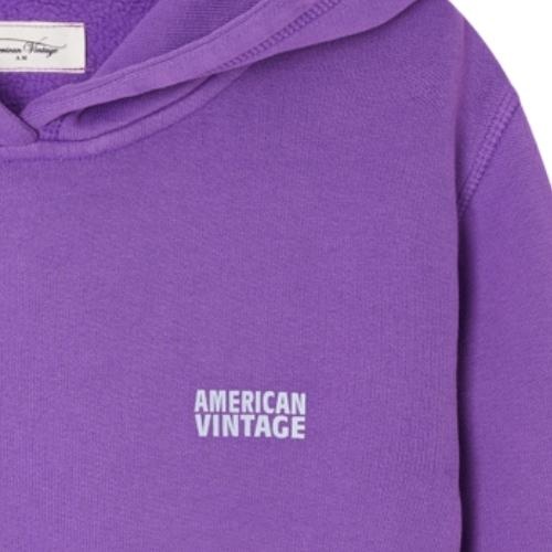 American Vintage izubird kids hoodie cosmos vintage | trui-3