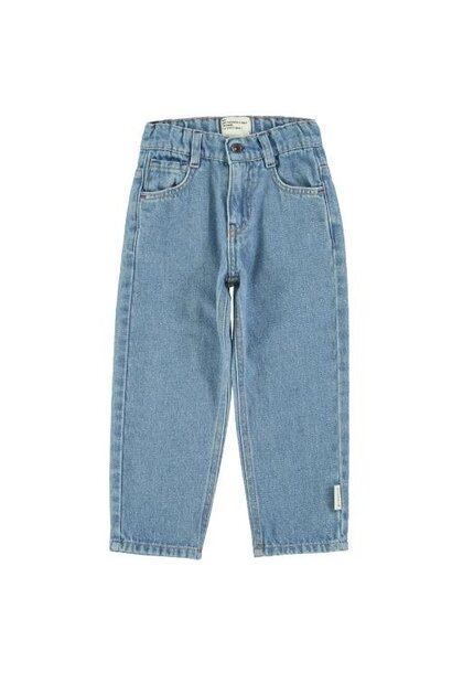 Piupiuchick unisex trousers washed navy denim | broek