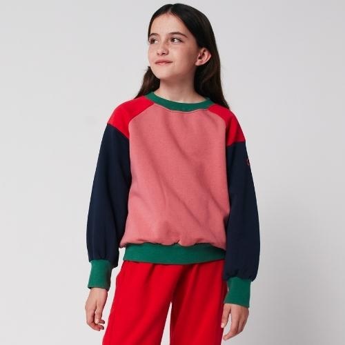 Bobo Choses tic tac toe color block sweatshirt multicolor | trui-2