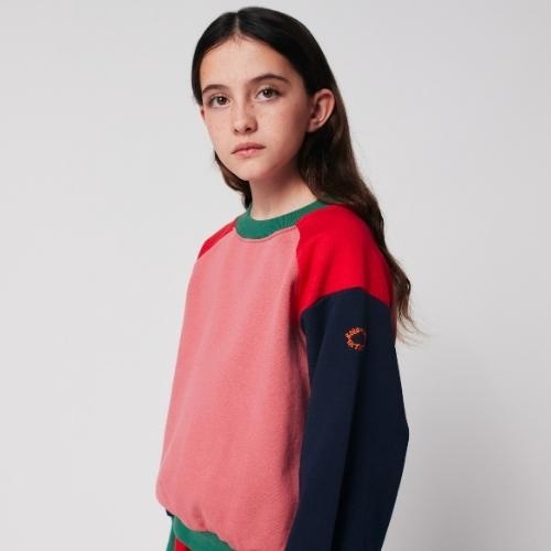 Bobo Choses tic tac toe color block sweatshirt multicolor | trui-3