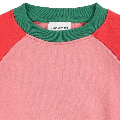 Bobo Choses tic tac toe color block sweatshirt multicolor | trui-4