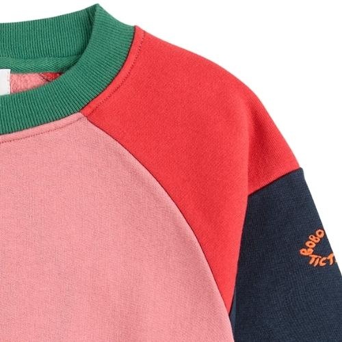 Bobo Choses tic tac toe color block sweatshirt multicolor | trui-5