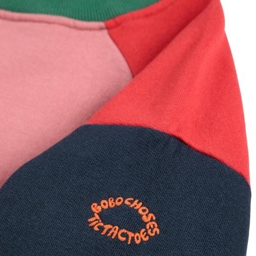 Bobo Choses tic tac toe color block sweatshirt multicolor | trui-8