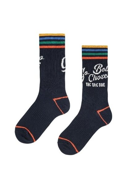Bobo Choses go bobo navy long socks midnight blue | sokken