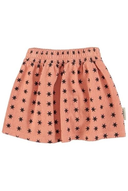 Piupiuchick short skirt pink w/ black stars | rok