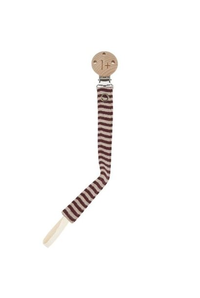 1+ in the family ivana pacifier clip melanzana | speenkoord