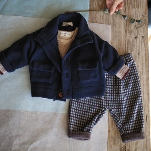 1+ in the family simon pants dark-blue | broek-2