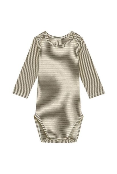 Gray Label baby l/s onesie woody - cream | romper