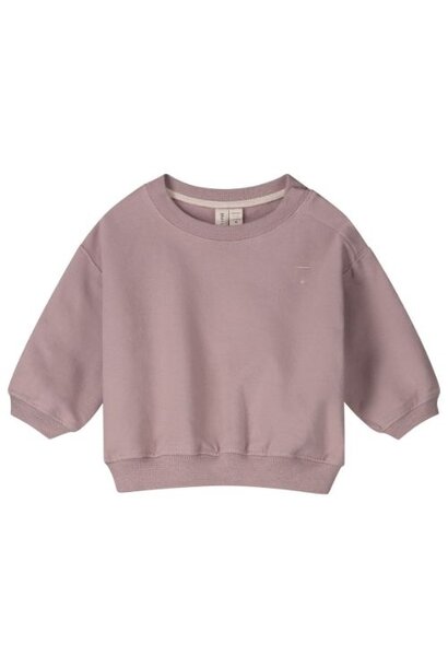 Gray Label baby dropped shoulder sweater berry | trui