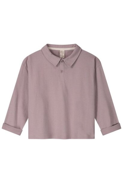 Gray Label l/s polo shirt berry | tee