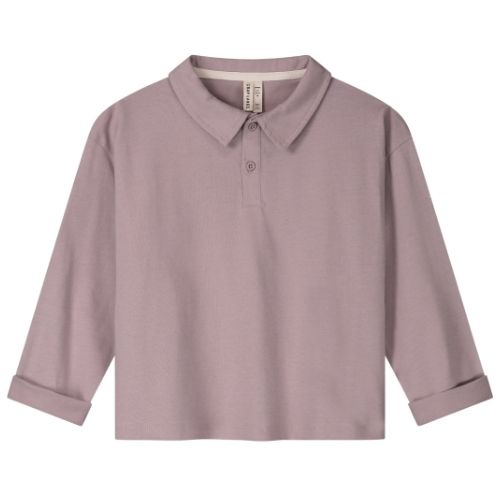 Gray Label l/s polo shirt berry | tee-1