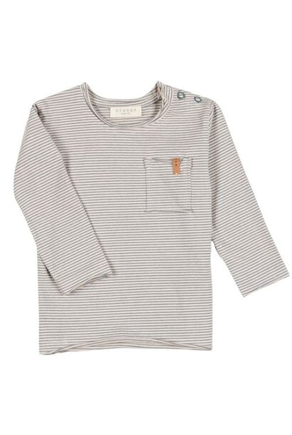 Nixnut baby longsleeve storm stripe | tee