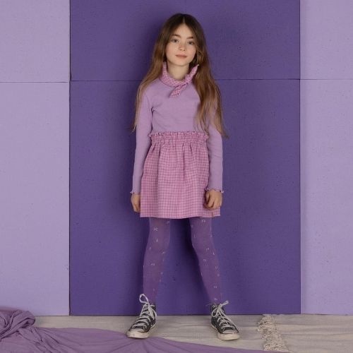 Nixnut bandana lila checkered | accessoire-2