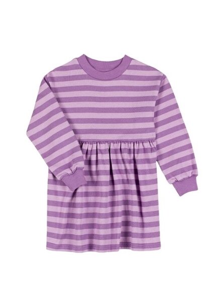 Nixnut fod dress purple stripe | jurk
