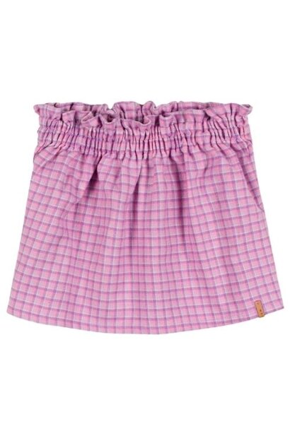 Nixnut tos skirt lila checkered | rok