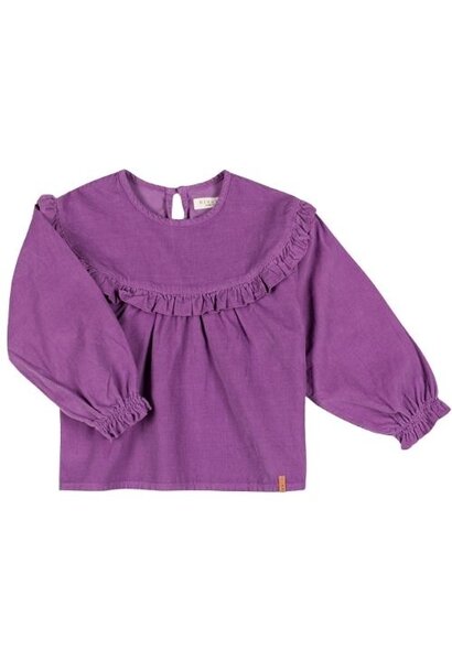 Nixnut arc blouse purple | top