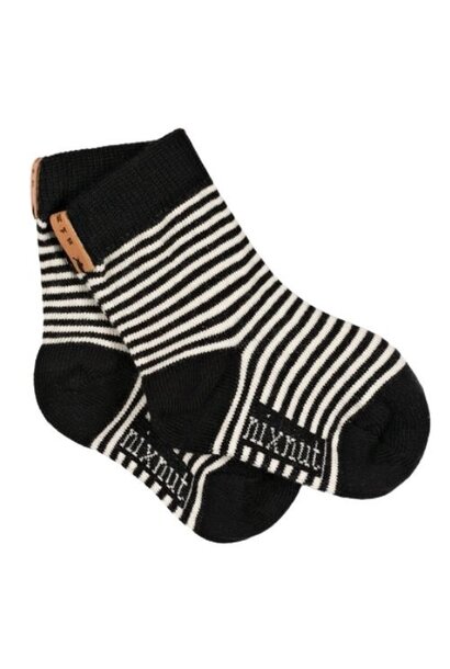Nixnut striped socks black stripe | sokken